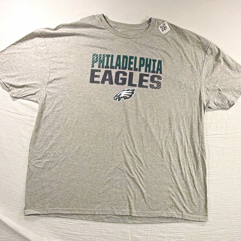 Philadelphia Eagles NFL Football Graphic T-Shirt Gray Mens fanatics Size 4X